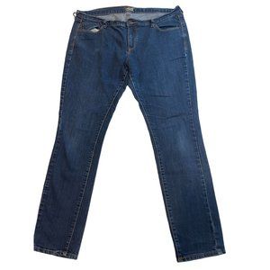Old Navy Women Jeans Slim Straight Leg Flirt Mid Rise Blue Size 14 Regular